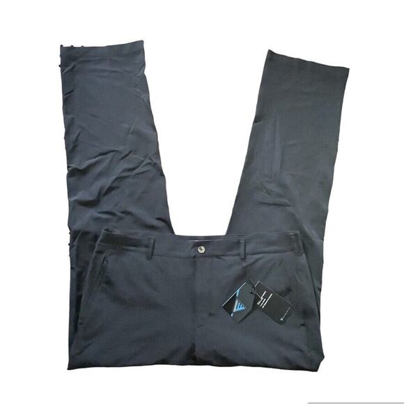 NWT Levelwear Stephen Golf Chino Pants Spandex Blend Black 36x33 Men - Picture 1 of 9